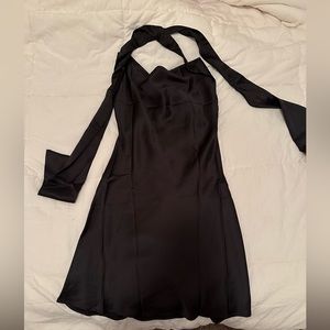 Black Satin dress